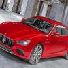 Red Maserati Carpaint by numbers