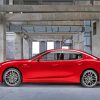 Red Maserati Carpaint by numberpaint by numbers