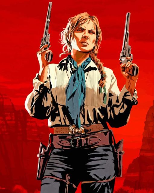 red-dead-redemption-sadie-adler-paint-by-number
