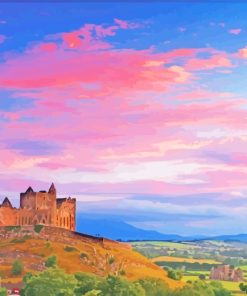 Rock of Cashel Ireland At Sunset paint by numbers