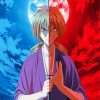 Ruroni Kenshin Anime Manga paint by numbers