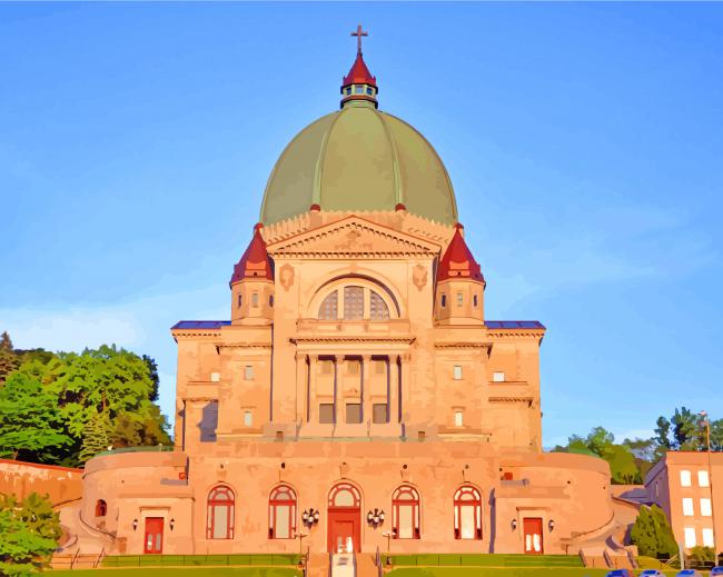 Saint Joseph's Oratory of Mount Royal paint by numbers
