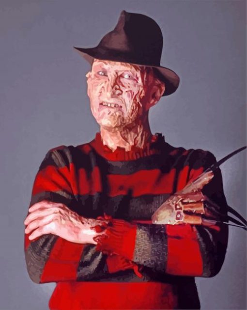 Scary Krueger paint by numbers