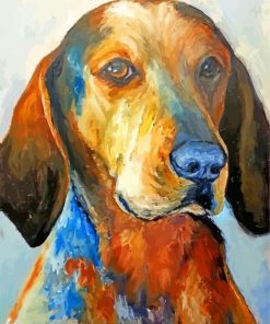 Scent Hound Dog Art paint-by-number