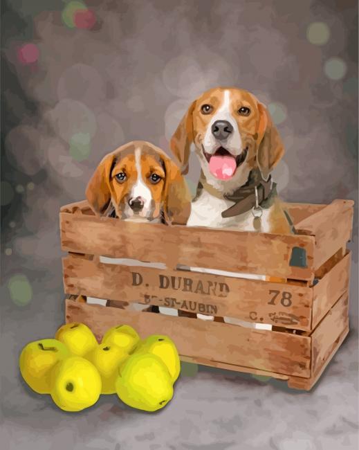 Scent Hound Dogs paint by numbers