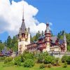 Sinaia Peles Castle paint by numbers