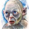 The Lord Of The Rings Smeagol paint by numbers