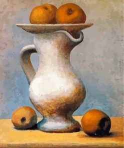 Still Life With Pitcher And Apple Picasso paint by numbers