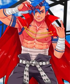 Strong Kamina paint by numbers