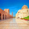Sultan Qaboos Grand Mosque Muscat Oman paint by numbers