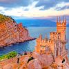 The Swallow's Nest Castle In Gaspra Ukraine paint by numbers
