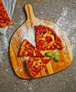 Tasty Pizza Slices paint by numbers