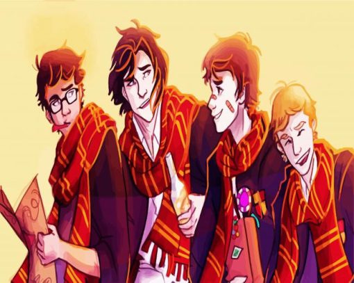 The Marauders Illustration paint by numbers