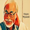 The Japanese Animator Hayao Miyazaki paint by numbers