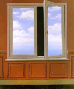 The Telescope Rene Magritte paint by numbers