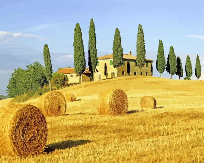 Tuscany Farm paint by numbers