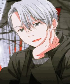 Victor Nikiforov Japanese Anime paint by numbers