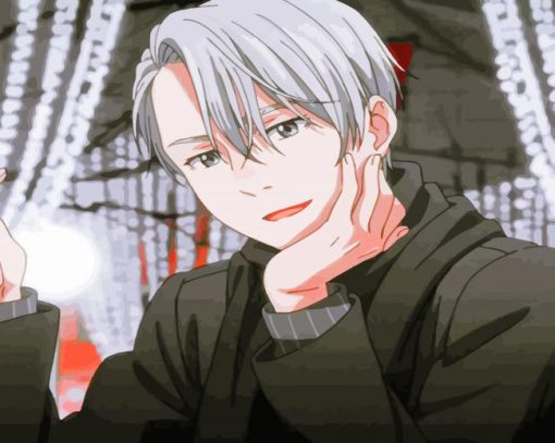 Victor Nikiforov Japanese Anime paint by numbers