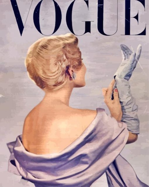 Vogue Vintage Woman paint by numbers