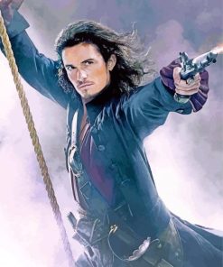 Will Turner Pirate paint by numbers