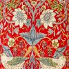 Strawberry Thief Red By William Morris paint-by-numbers