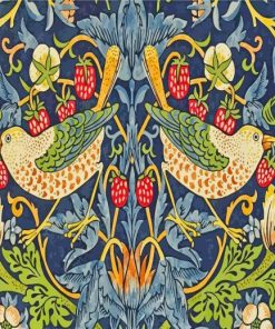 strawberry-thief by william-morris-paint-by-number