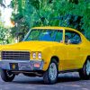 Yellow Buick Skylark Car paint by numbers