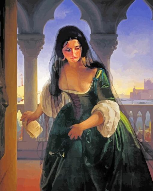 Accusa Segreta By Hayez paint by numbers