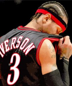 American Former Professional Iverson paint by numbers