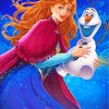 Anna And Olaf paint by numbers