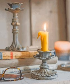 Antique Candle paint by numbers