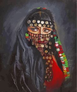 Arabian Woman paint by numbers
