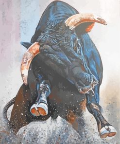 Black Bull Art paint by numbers