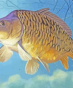 Carp Fish Art paint by numbers
