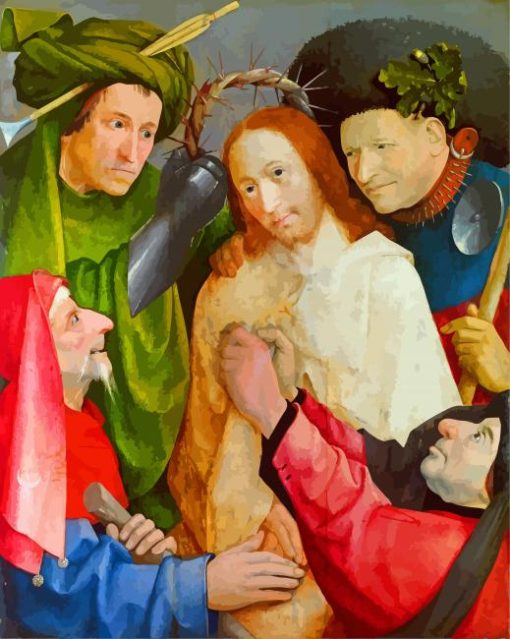 Christ Crowned With Thorn Hieronymous paint by numbers