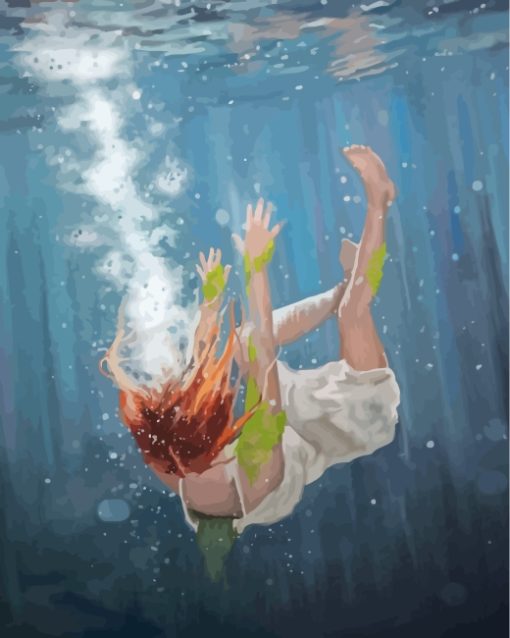Drowning Girl paint by numbers
