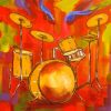 Drum Art paint by numbers