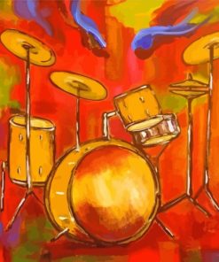 Drum Art paint by numbers