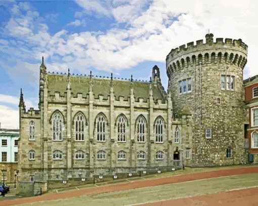 Dublin Castle Ireland paint by numbers