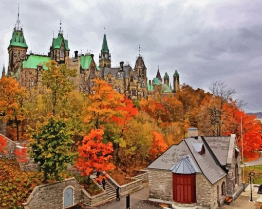 Fall In Ottawa paint by numbers