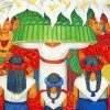 Flower Festival Feast Of Santa Anita Diego Rivera paint by numbers