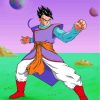 Gohan Dragon Ball Z paint by numbers