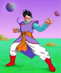 Gohan Dragon Ball Z paint by numbers