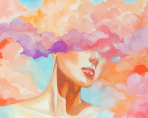 Heads In Clouds Art paint by numbers