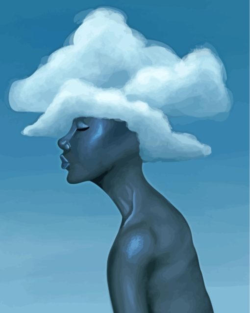 Head In The Clouds Art paint by numbers