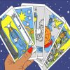 Illustartion Tarot Cards paint by numbers