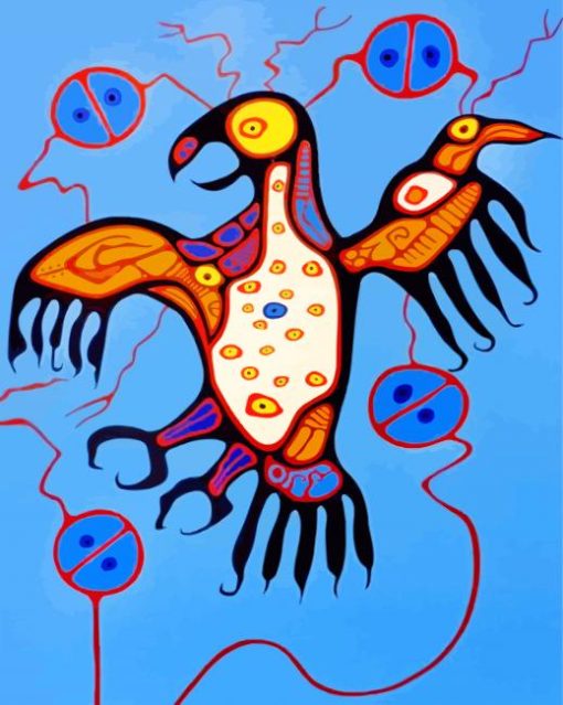 Inuits Bird paint by numbers