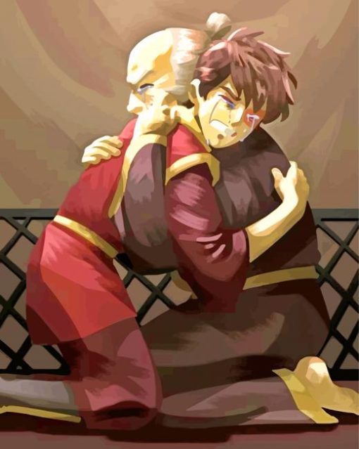 Iroh The Last Airbender Paint by numbers