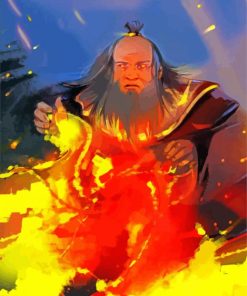 Iroh The Old Man paint by numbers