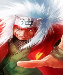 Jiraiya From Naruto Anime paint by numbers